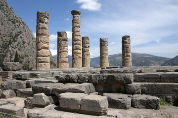 Apollon-Tempel in Delphi