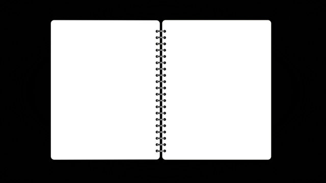 Book, Open / Close Loop, Green Screen and Alpha Channel- HD1080