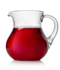 Crédence de cuisine en verre imprimé Jus Pomegranate juice in a jug