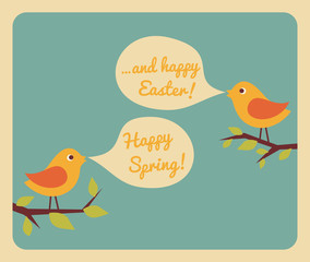 Easter Greeting Card Design