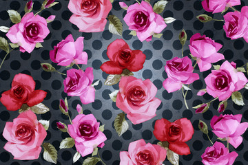 floral design background, vintage and ancient