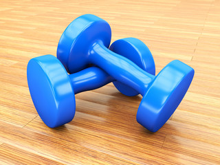 blue weights gym