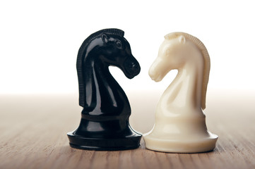 black and white knights