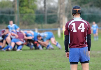 Fototapeta premium le joueur de rugby
