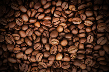 brown coffee, background texture, close up