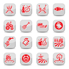 agriculture and farming icons