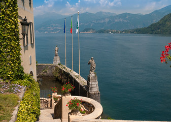 The small private harbor of Villa Del Balbianello