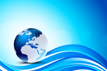 Background with globe