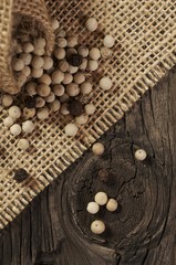 White pepper spice