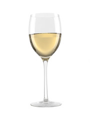 Weinglas mit Weisswein