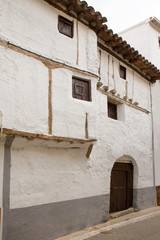 Fototapeta na wymiar Cuenca Canete in Spain Castilla la Mancha white house