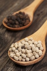 white black pepper spice