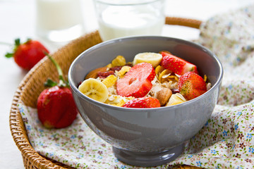 Muesli breakfast