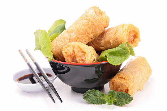 Isolated Spring Roll