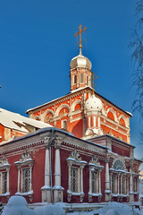 Fototapeta na wymiar Introduction church in Barashah, Moscow