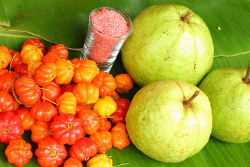 Berries and guava