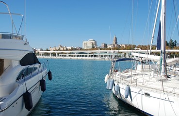 Fototapeta premium Puerto de Málaga