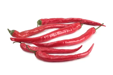 Fotobehang Red hot chilli pepper © Николай Григорьев