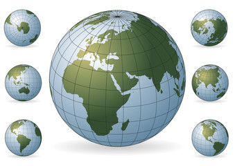 Naklejka premium Earth Globe