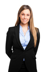 Obraz premium Beautiful young businesswoman portrait