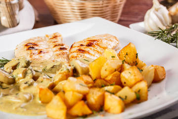 Grilled chicken breast