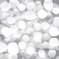 Light abstract background with round objects