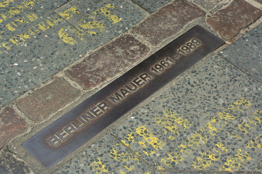 Berliner Mauer - Markierung