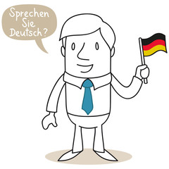Geschäftsmann, Sprechen Sie Deutsch