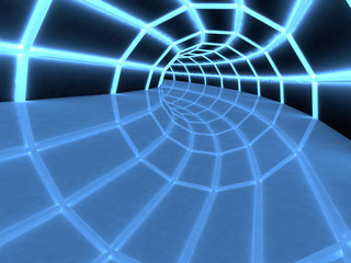 3D Tunnel, perspective view.