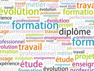 Fototapeta premium formation - nuage de mots