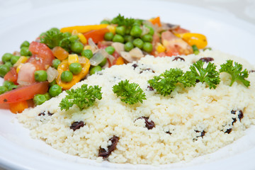Kuskus with Vegetable