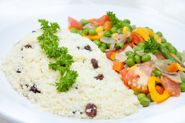 Kuskus with Vegetable