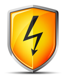 High voltage shield