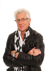 freundlicher Rentner