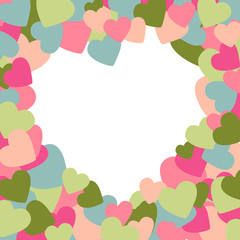 Drawing valentine background