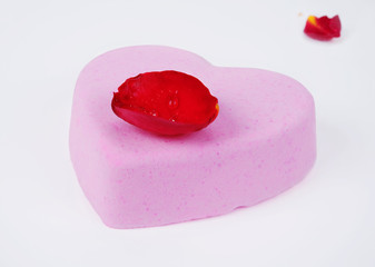heart shaped soap