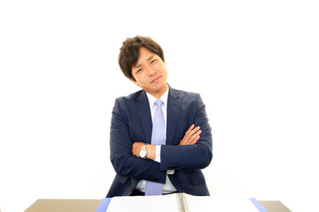 苦悩するビジネスマン
