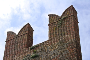 Castle of Castell'Arquato. Emilia-Romagna. Italy.