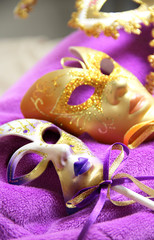 Beautiful Venetian carnival masks