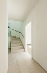 modern architecture, new apartment, corridor