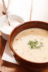 Mushroom cream soup
