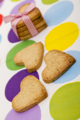 sablés de la saint valentin, forme coeur