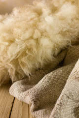 yarn, sheep wool, knitting