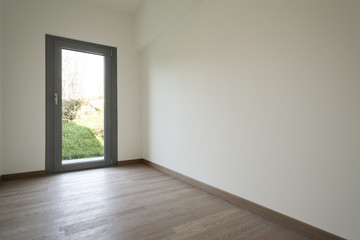 Fototapeta premium modern architecture, room with door window