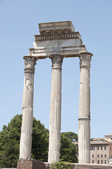 Ruinas templo de Castro y Pólux