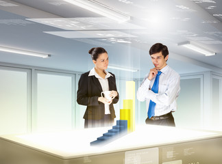 Fototapeta premium Business and innovation technologies