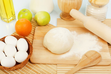 Different products to make bread