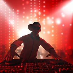 dj and mixer