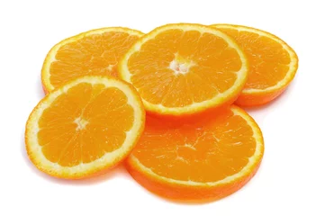Papier Peint photo Tranches de fruits tranches d& 39 orange