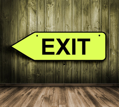 Exit - Schild
